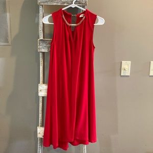 Women’s Red Calvin Klein size 4 sheath dress
